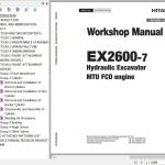 Hitachi EX2600-7 MTU FCO Workshop Manual WKEB91-EN-00