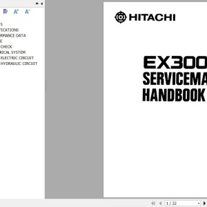 Hitachi EX300 Serviceman Handbook KH-052-01