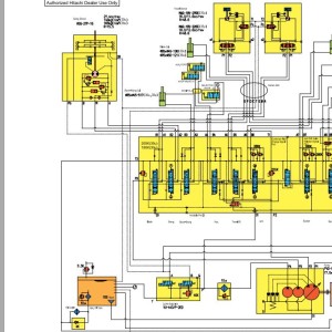 Hitachi EX30U EX35U Hydraulic Circuit Diagram WCLA0408