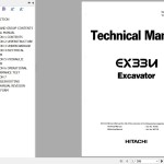 Hitachi EX33U Technical Manual T570E-00