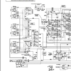 Hitachi EX400-3 EX400LC-5 EX450LC-5 Hydraulic Circuit Diagram TT166E-01