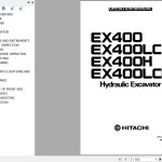 Hitachi EX400 400LC 400H 400LCH Operator's Manual EM164-7-5