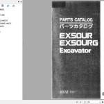 Hitachi EX50UR EX50URG Parts Catalog