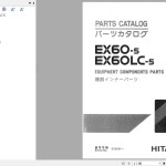 Hitachi EX60-5 EX60LC-5 Parts Catalog
