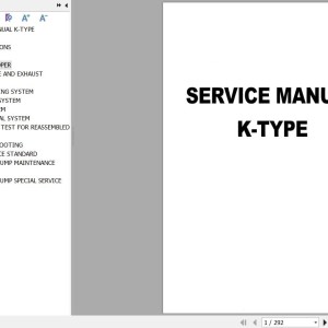 Hitachi K-Type Diesel Engine Service Manual KH-018-00