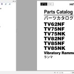 Hitachi TV62NF 75NF 75NK 82NF 85NF 85NK Parts Catalog PTV75NF-1-1