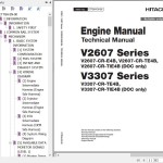 Hitachi ZC125M-5 Kubota V2607 V3307 Series Technical Manual ETTBA-EN-00