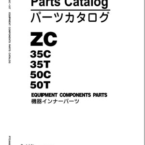 Hitachi ZC35C ZC35T Parts Catalog