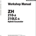 Hitachi ZH200-A Workshop Manual