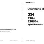 Hitachi ZH210-A ZH210LC-A Operators Manual ENMDCF-1-2