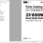 Hitachi ZV650W Parts Catalog P8LB-1-1