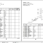 Hitachi ZV75R 85R Subaru EH122D46690 Engine Parts Catalog PTGC-EG1-1