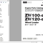 Hitachi ZW100-6 ZW120-6 Deutz TCD3.6L4 Engine Parts Catalog PNSAA0-EG1-3