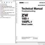 Hitachi ZW160-7 ZW160PL-7 Technical Manual Troubleshooting TTNTL50-EN-00
