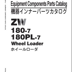 Hitachi ZW180-7 ZW180PL-7 Parts Catalog