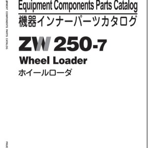 Hitachi ZW250-7 Parts Catalog