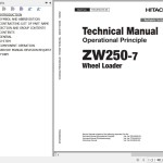 Hitachi ZW250-7 Technical Manual Operational Principle TONUE50-EN-00