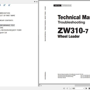 Hitachi ZW310-7 Technical Manual Troubleshooting TTNFQ50-EN-00(20220228)