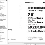 Hitachi ZX110-3 ZX120-3 ZX135US-3 Technical Manual