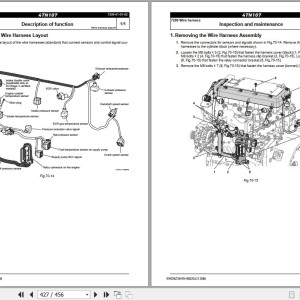 Hitachi ZX160-7 to ZX180LC-7 Yanmar 4TN107 Series Workshop Manual EWDBZ50-EN-00
