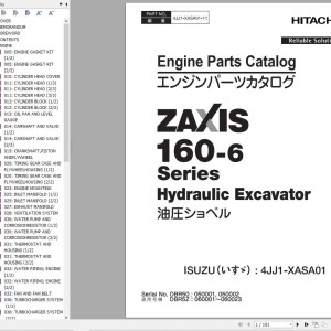 Hitachi ZX160LC-6 Parts Catalog