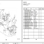 Hitachi ZX17U-2 ZX17UNA-2 Yanmar 3TNV70-XHB Engine Parts Catalog 3TNV70-XHB-1