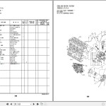 Hitachi ZX55USR-5A Yanmar 4TNV88-BPHBB Engine Parts Catalog PAEBJ0-EG1-1