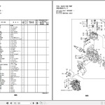 Hitachi ZX60-5G Yanmar 4TNV98-AVHBW Engine Parts Catalog PDEG-EG1-1