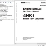 Isuzu 4HK1 Interim Tier 4 Compatible Workshop Manual EWDCA-EN-01