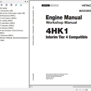 Isuzu 4HK1 Interim Tier 4 Compatible Workshop Manual EWDCA-EN-01