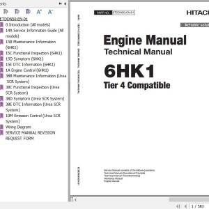 Isuzu 6HK1 Tier 4 Compatible Technical Manual ETDDN50-EN-01
