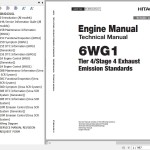 Isuzu 6WG1 Tier 4 Compatible Technical Manual ETJBK40-EN-01