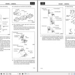 Kawasaki FD250-3 L400-3 Mitsubishi 6D24-TL Diesel Engine Shop Manual ME-6D24AE