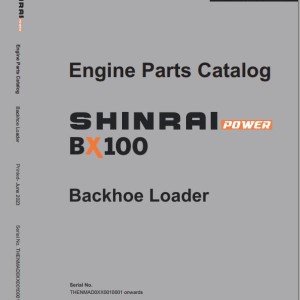 Shinrai Power BX100 Engine Parts Catalog NMAD0–EN–EPC-01