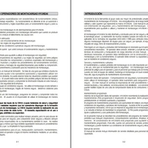 Hyundai 15BT-9 18BT-9 20BT-9 Operators Manual ES