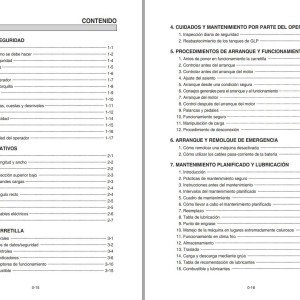 Hyundai 15L(G)-7M 18L(G)-7M 20L(G)-7M Operators Manual ES