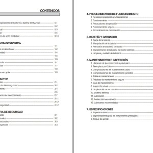 Hyundai 15P-9 40T-9 Operators Manual ES