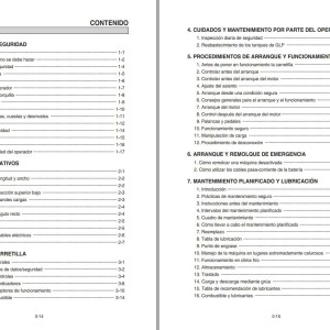 Hyundai 25L(G)-7M 30L(G)-7M 33L(G)-7M Operators Manual ES