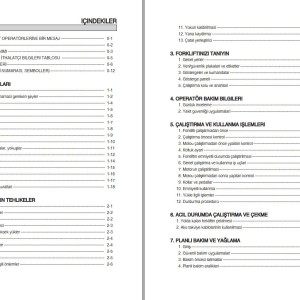 Hyundai 35D-9S 40D-9S 45D-9S 50D-9SA Operators Manual TR