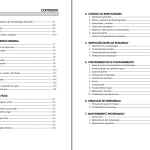 Hyundai 40B-9 45B-9 50B-9 Operators Manual ES