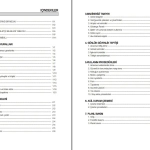 Hyundai 40B-9 45B-9 50B-9 Operators Manual TR