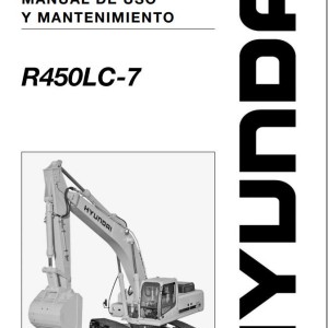 Hyundai R450LC-7 Operators Manual ES