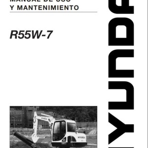 Hyundai R55W-7 Operators Manual ES