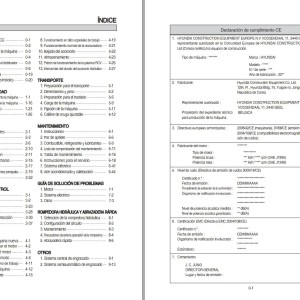 Hyundai R850LC-9 Operators Manual ES