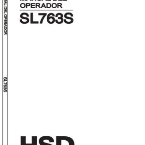 Hyundai SL763S Operators Manual ES