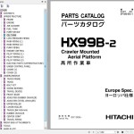 Hitachi HX99B-2 Parts Catalog