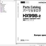 Hitachi HX99B-2 Parts Catalog