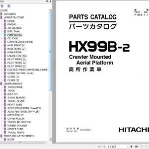 Hitachi HX99B-2 Parts Catalog