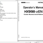 Hitachi HX99B-2EN Operator's Manual EM1M3-EN1-4