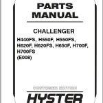 Hyster Forklift A to Z Series 3.05 GB PDF Parts Manual